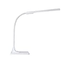 Office Desk Lamp with Flexible Gooseneck Full Spectrum Daylight Table Lamp with High CRI 95 LED Light, 3 Brightness Levels with Wide Lighting Area to Read, Study, Craft for Home Office Dorm-White