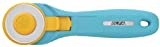 OLFA 45mm Quick-Change Rotary Cutter (RTY-2/C) - Rotary Fabric Cutter w/ Blade Cover for Crafts, Sewing, Quilting, Replacement Blade: OLFA RB45-1 (Aqua)