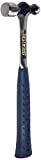 Estwing Ball Peen Hammer - 16 oz Metalworking Tool with Forged Steel Construction & Shock Reduction Grip - E3-16BP , Blue