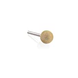 Kutzall Original Sphere Rotary Burr, 1⁄4' Shaft, Fine - Woodworking Attachment for Bosch, DeWalt, Milwaukee, Makita Tools. Abrasive Tungsten Carbide Coating, 1' (25.4mm) Head Diameter, S-1G