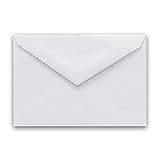 Cougar White 5-1/2-BAR (4-3/8-x-5-3/4) Envelopes 250-pk - 104 GSM (28/70lb Text) PaperPapers 4X5 Holds Paper Folded 4-Ways Invitation, Response and DIY Greeting Envelopes