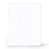 Methdic Address Labels 1' x 2-5/8' 900 Labels Sticker Paper for Laser/Ink Jet Printer Mailing Labels 8.5'×11' White 30 per Sheet
