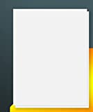 8.5' x 11' Full Sheet Label Sticker Paper for Laser & Inkjet Printers [100 Sheets,100 Labels]