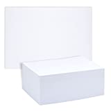 200 Pieces 5x7 Invitation Cardstock Printer Paper, Blank Heavy Weight 100lb Cover Postcards (300gsm, White)