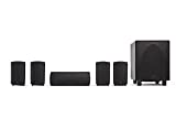 Definitive Technology ProCinema 6D - Compact 5.1 Channel Home Theater Speaker System (2019 Model) | 250-Watt Powered Subwoofer, Center Channel + 4 Speakers | Sleek, Modern Looks Match Any Décor, Black