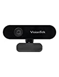 VisionTek VTWC30 Premium Full HD (1080P 30FPS) Webcam, for Windows, Mac, Linux, & Chromebook, Computer Video Camera, Digital Dual Microphones, Manual Focus Lens, Privacy Cover, 83-Degree Viewing Angle