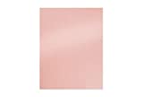 Pink Metallic Paper - 100-Pack Light Pink Shimmer Paper, Paper Crafting Supplies, Perfect for Flower Making, Ticket, Invitation, Stationery, Scrapbook Use, Printer Friendly, 120 GSM, 8.5 x 11 Inches
