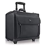 Solo Classic Rolling Hard Sided Catalog Case With Dual Combination Locks, Black