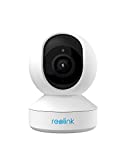 Indoor Security Camera, Reolink 5MP Super HD Plug-in WiFi Camera with Pan Tilt Zoom/ Motion Alerts, Ideal for Baby Monitor/ Pet Camera/Home Security, Dual Band WiFi, Multiple Storage Options, E1 Zoom