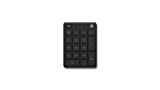 Microsoft Number Pad - Matte Black. Standalone Number Pad for Numeric Input. Wireless, Bluetooth 18-Key Number Pad with Up To 24 Months Battery Life