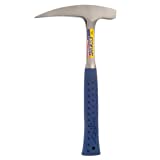 Estwing Rock Pick - 22 oz Geological Hammer with Pointed Tip & Shock Reduction Grip - E3-22P , Blue