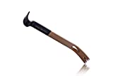 Spec Ops 15' Flat Pry Bar Crowbar, Curved Rocker, Teardrop Nail Puller, High-Carbon Steel, 3% Donated to Veterans