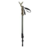 Allen Company Axial EZ-Stik Adjustable Push Button Shooting Stick, Monopod, 61 H inches, Olive, Green, one Size (21447)