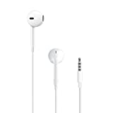 Apple EarPods Headphones with 3.5mm Plug. Microphone with Built-in Remote to Control Music, Phone Calls, and Volume. Wired Earbuds