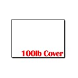 Heavy Duty Thick White 3' x 5' Index Cards/Flash Cards (100 Cards)