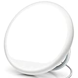 Light Therapy Lamp, UV-Free 10000 Lux Light Therapy Sun Lamp with 3 Adjustable Brightness, Timer Function and Touch Control, 90° Rotatable Stand, Sunlight Lamp for Work from Home Office