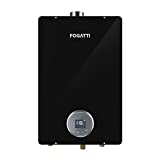Propane Gas Tankless Water Heater, FOGATTI Indoor 7.5 GPM, 170000 BTU Black Instant Hot Water Heater