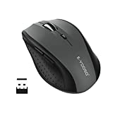 E-YOOSO Wireless Mouse, Computer Mouse 18 Months Battery Life Cordless Mouse, 5-Level 2400 DPI, 6 Button Ergo Wireless Mice, 2.4G Portable USB Wireless Mouse for Laptop, Mac, Chromebook, PC, Windows