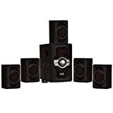 Acoustic Audio by Goldwood AA5240 Home Theater 5.1 Bluetooth Speaker System with USB and SD Inputs, Black