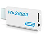 Wii to HDMI Wii to HDMI Converter HDMI Converter for Wii, for Wii Console Output Video&Audio with 3.5mm Jack Audio Wii Converter Supports All Wii Display Modes 480P,480I,NTSC