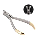 Distal End Cut Plier, Hold & Cut Hard and Soft Wire Orthodontic Cutter Dental Surgical Instrument Tool - Braces Removal Tools Tooth Pulling Kit for Dentist - 12 Months Warranty