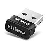 Edimax Bluetooth Adapter for PC, BT 5.0 EDR Nano USB Dongle, Fast Transfer, Bluetooth Headphones Headset Speakers Keyboard Mouse, Win 8/10/11, Linux: 2.6.32 - 5.3 (Fedora & Ubuntu), BT-8500