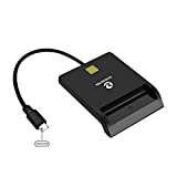 ZOWEETEK Type C CAC Reader, Smart CAC Card Reader USB C for DOD Military Common Access CAC, Compatible with Windows, Mac OS