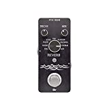 iSET Digital Reverb Guitar Pedal with 9 Modes Guitar Effect Pedal for Electric Guitar Bass True Bypass