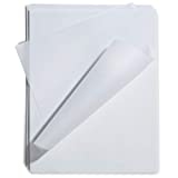 Vellum Paper, 100-Sheet Transparent Paper 8.5 x 11 Inches, 93 GSM Translucent Clear Paper for Sketching, Tracing, Printing, Scrapbooking