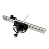 DCT Table Saw Fence and Miter Gauge for Table Saw with 3/8in x 3/4in Miter Saw Fence Bar – Table Saw Gauge, 18 Inch