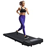 DAEYEGIM Under Desk Treadmill Ultra-Quiet Walking Treadmill Portable Walking Pad with Remote Control, Walking Jogging Machine for Home/Office Use