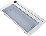 Cricut Roll Holder -With Built in Trimmer – Perfect for Clean Precise Cuts of Cricut Smart Vinyl and Heat Transfer Vinyl Iron On – Compatible with Cricut Maker 3 and Cricut Explore 3,White