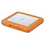 LaCie Rugged Raid Shuttle 8TB External Hard Drive Portable HDD - USB-C USB 3.0 Compatible, Drop Shock Dust Water Resistant, for Mac and PC Computer Desktop Laptop, 1 Mo Adobe CC (STHT8000800)