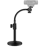 InnoGear Webcam Stand, Upgraded Flexible Desktop Stand Gooseneck Stands Holder for Logitech Webcam C922 C930e C920S C920 C615 C960 and BRIO and Other Devices with 1/4' Thread