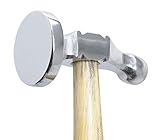 1-1/4' Flat Face German-Style Chasing Hammer Jewelry Making Metal Forming Riveting Flattening