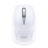 Acer RF Wireless Mouse M501 (White), Works with Chromebook, with USB Plug and Play for Right/Left Handed Users (for Chromebooks, Windows PC & Mac)