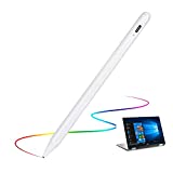 Active Stylus Pencil for Dell 2 in 1 Laptop Pencil, Evach Capacitive High Sensitivity Digital Pencil with 1.5mm Ultra Fine Tip Stylus Pencil for Dell 2 in 1 Laptop Pen, White