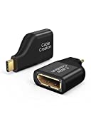 USB C to DisplayPort 4K 60Hz, CableCreation Portable USB Type C to DP Adapter Compatible for MacBook Pro/Air 2020, iPad Pro M1 2021, iMac, Surface Book 2, XPS 15, Pixel, Galaxy S22 S20