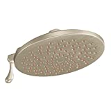 Moen S6320BN Velocity Two-Function 8-Inch Diameter Rainshower Showerhead, Brushed Nickel