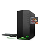 HP Pavilion Gaming PC, AMD Radeon RX 6600XT, AMD Ryzen 7 5700G Processor, 16 GB RAM, 512 GB SSD, Windows 11 Home, Wi-Fi 5 & Bluetooth 4.2, 9 USB Ports, Pre-Built Gaming PC Tower (TG01-2070, 2021)