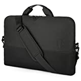 BAGSMART Laptop Bag, 15.6 Inch Laptop Case,Slim Computer Bag for Men Women,15 Inch Water-Repellent Messenger Shoulder Bag,Office Bag Work Bag,Laptop Briefcase for Business Office Travel,Black