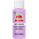 Apple Barrel Acrylic Paint, Light Lavender 2 fl oz Classic Matte Acrylic Paint For Easy To Apply DIY Arts And Crafts, Art Supplies With A Matte Finish