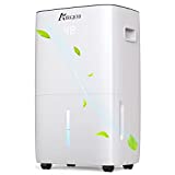 35-Pint Dehumidifier for Basement and Large Room - 2000 Sq. Ft. Quiet Dehumidifier for Medium to Large Capacity Room Home Bathroom Basements - Auto Continuous Drain Remove Moisture