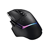 Logitech G502 X PLUS LIGHTSPEED Wireless RGB Gaming Mouse - Optical mouse with LIGHTFORCE hybrid switches, LIGHTSYNC RGB, HERO 25K gaming sensor, compatible with PC - macOS/Windows - Black