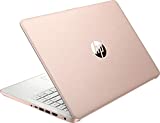 2022 HP Stream 14in laptop, Intel Celeron N4020 Dual-Core Processor, 4GB DDR4 Memory, 128GB storage (64GB eMMC+64GB card),HDMI,WiFi,Webcam,Bluetooth,1-Year Microsoft 365,Win10 S, Rose Gold|NoCo bundle