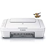Canon PIXMA MG2522 Wired (Non-Wireless) All-in-One Color Inkjet Printer - Print Copy Scan - Print Up to 8.0 ipm - Up to 4800x600 DPI - Up to 60 Sheets Paper Tray - USB Connect + HDMI Cable