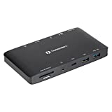 Amazon Basics Thunderbolt 3 Docking Station - 20V 6A Desktop Power Supply Attached, US Plug, Includes 0.5M Thunderbolt 3 Cable