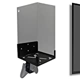 Wall Mount for Xbox Series X (Mount The Console & Accessories on Wall Near or Behind TV with Power Button Left / Right), Wall Shelf Bracket Kit for XSX System