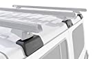 Rhino-Rack Jeep Wrangler JL Unlimited 4 Door Hard Internal Structural Roof Rack/Bare Backbone 3 Base Mounting System in Black