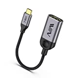 USB C to HDMI Adapter 4K Cable,IVIIN Type-C to HDMI Adapter for Thunderbolt 3,Portable USB C Adapter,Compatible with MacBook Pro,Surface Book,Pixelbook,Dell XPS,Samsung Galaxy,Steam Deck,Ipad pro
